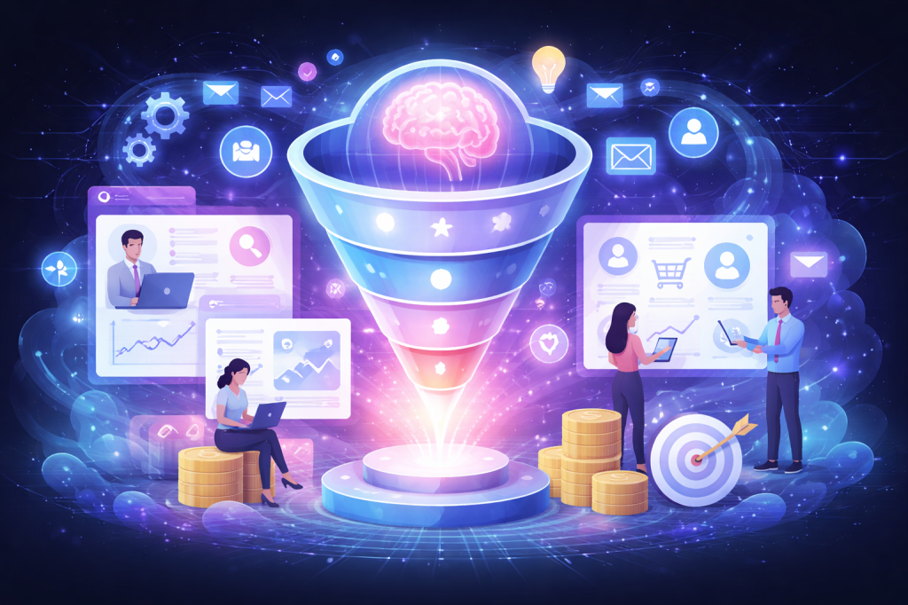 Full-Funnel AI Integration: Pazarlamanın Parçalardan Sisteme&nbsp;Evrimi